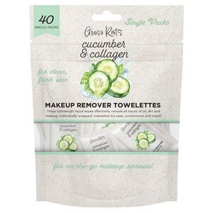 Grass Roots Cucumber & Collagen Makeup Remover Towelettes